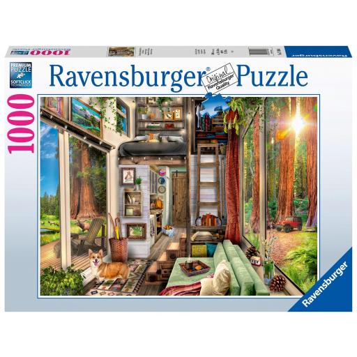 Puzzle 1000 Piezas Ravensburger 17496 CASITA ENTRE SECUOYAS [1]