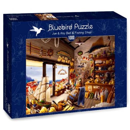 Puzzle 1000 Piezas Bluebird 70321 LA TIENDA DE CEBOS Y PESCA DE JOE Y ROY [1]