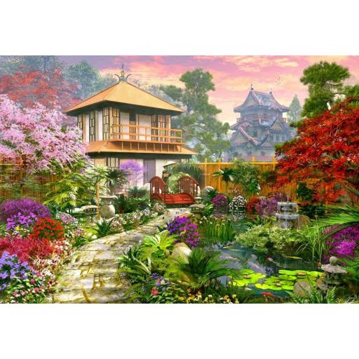 Puzzle de Paisajes Japoneses 1000 Piezas Bluebird 90691 JARDIN DE JAPON