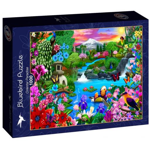 Puzzle Flores y Jardines de Japon 1000 Piezas Bluebird 90698 PARAISO ORIENTAL [1]