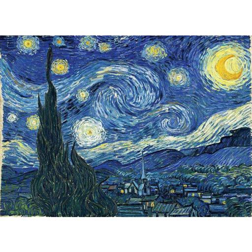 Puzzle Bluebird 60001 NOCHE ESTRELLADA de Vincent Van Gogh de 1000 Piezas