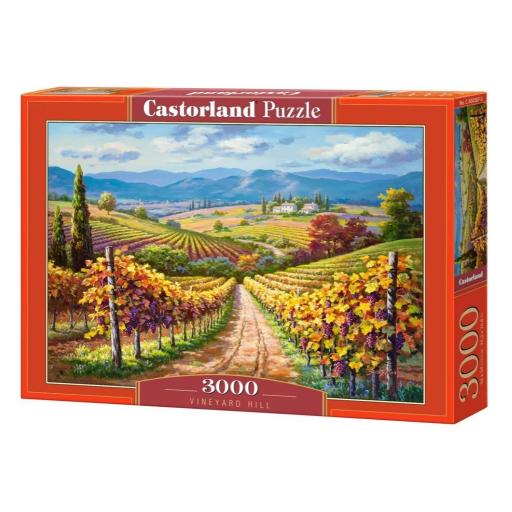 Puzzle Paisaje de la Toscana en Italia 3000 Piezas Castorland 300587 LA COLINA DEL VIÑEDO [1]