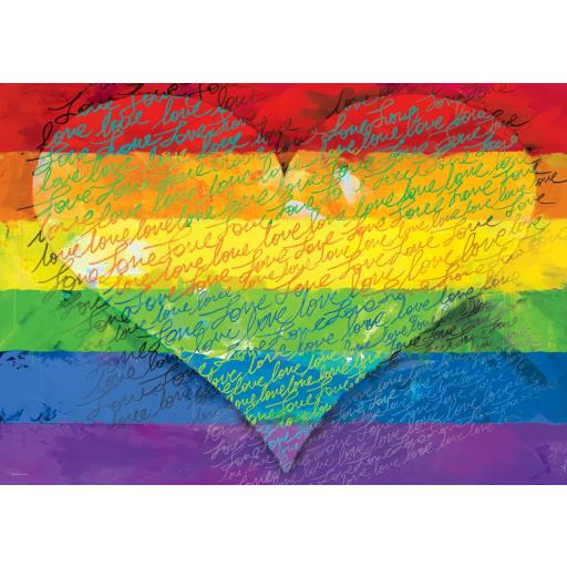 Puzzle LGTBI 1000 Piezas EuroGraphics 6000-5542 AMOR Y ORGULLO