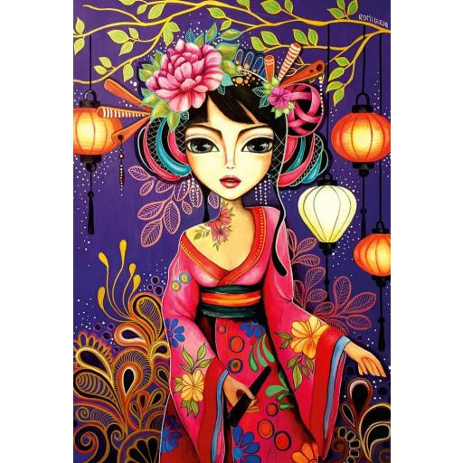 Puzzle Geishas Japonesas 1000 Piezas Magnolia 1711 GEISHA , de Romi Lerda