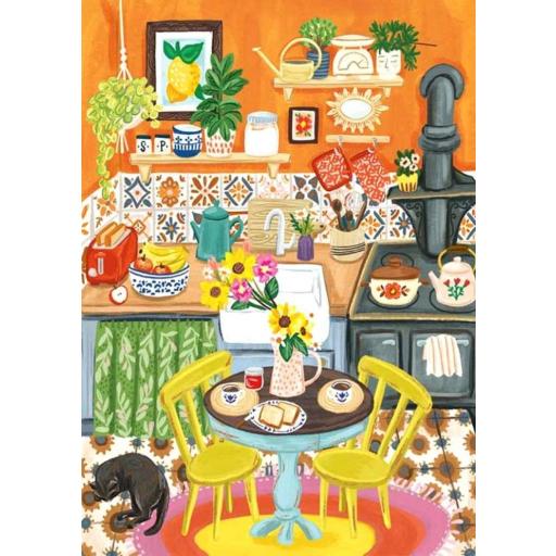 Puzzle Interiores de Casas 1000 Piezas Magnolia 3473 COCINA NARANJA [0]