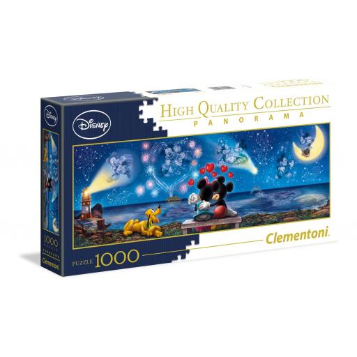 Puzzle Disney Panoramico 1000 Piezas Clementoni Panorama 39449 DISNEY CLASSIC - MICKEY Y MINNIE [1]