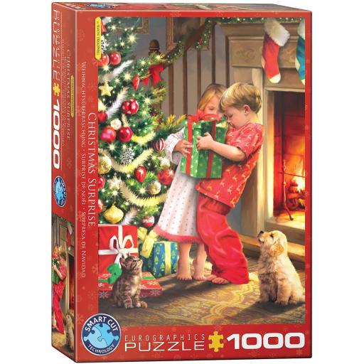 Puzzle Navideño 1000 Piezas EuroGraphics 6000-5640 SORPRESA DE NAVIDAD [1]