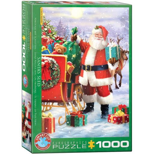 Puzzle de Navidad 1000 Piezas EuroGraphics 6000-5639 EL TRINEO DE PAPA NOEL [1]