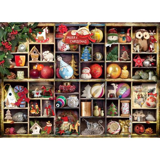 Puzzle Navideño 1000 Piezas EuroGraphics 6000-0759 ADORNOS DE NAVIDAD