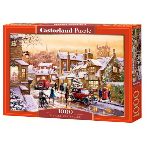 Puzzle 1000 Piezas Castorland 104802 PUEBLO INVERNAL VINTAGE [1]