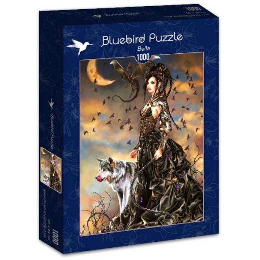 Puzzle Gotico Hadas, Lobos y Dragones Nene Thomas 1000 Piezas BLUEBIRD 70422 BELLA [1]