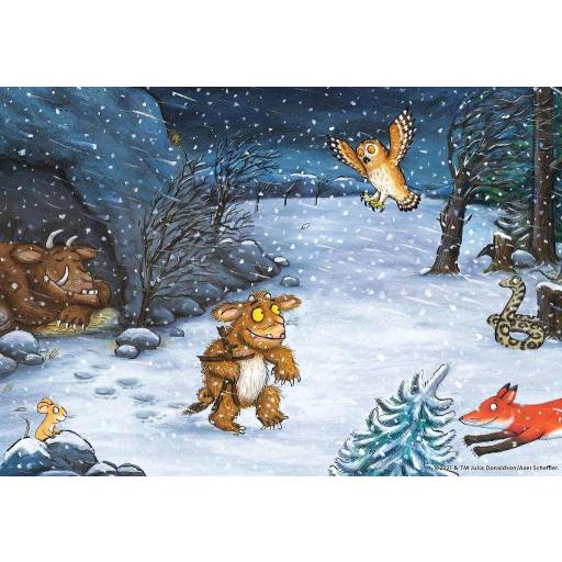 Puzzle Infantil 2 x 24 Piezas Ravensburger 05227 EL GRUFFALO , Paseo por el Bosque Oscuro [1]