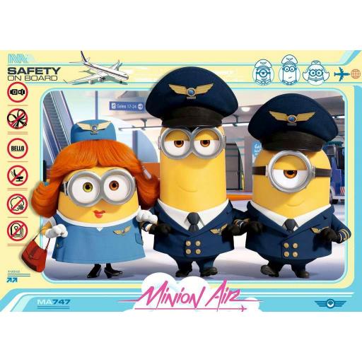 Bumper Puzzle Pack 4 x 100 Piezas Ravensburger 05066 MINIONS IMPARABLES [3]