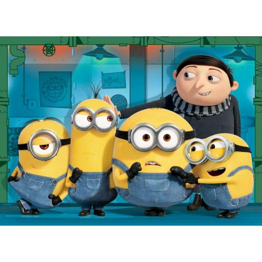 Bumper Puzzle Pack 4 x 100 Piezas Ravensburger 05066 MINIONS IMPARABLES [1]