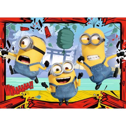 Bumper Puzzle Pack 4 x 100 Piezas Ravensburger 05066 MINIONS IMPARABLES [2]