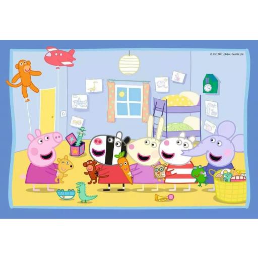 Puzzle Infantil Peppa Pig 2 x 12 Piezas Ravensburger 05574 LAS AVENTURAS DE PEPPA PIG [1]