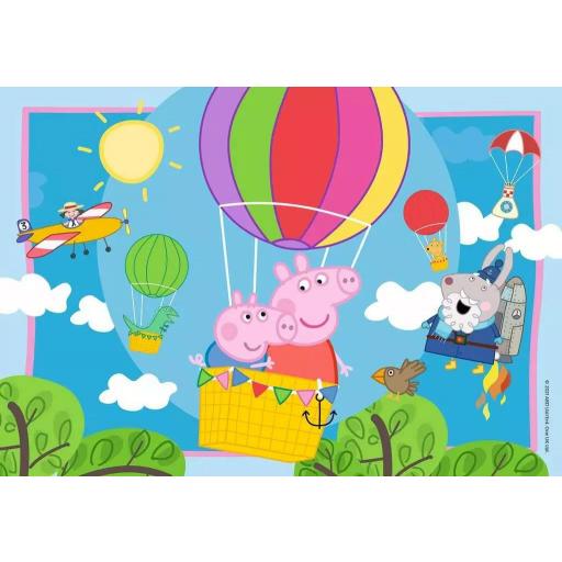 Puzzle Infantil Peppa Pig 2 x 12 Piezas Ravensburger 05574 LAS AVENTURAS DE PEPPA PIG [2]