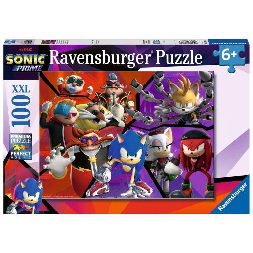 Puzzle Infantil 100 Piezas XXL Ravensburger 13383 SONIC PRIME [1]