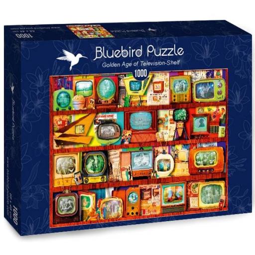 Puzzle Retro Vintage 1000 Piezas Bluebird 70330 LA EDAD DE ORO DE LA TELEVISION [1]