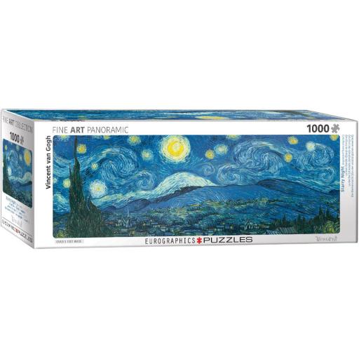 Puzzle Obras de Arte de Museo 1000 Piezas Eurographics 6010-5309 NOCHE ESTRELLADA, de Vincent Van Gogh [1]