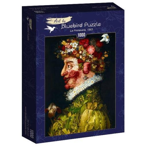 Puzzle de la Pintura Retrato LA PRIMAVERA de G. ARCIMBOLDO de 1000 Piezas Bluebird 60073 [1]