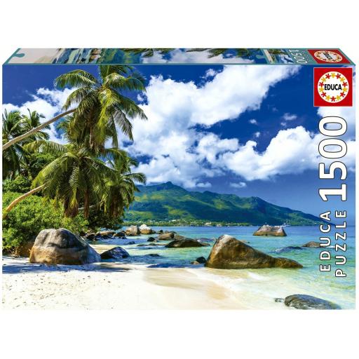 Puzzle de Playas 1500 Piezas EDUCA 19564 ISLAS SEYCHELLES [1]