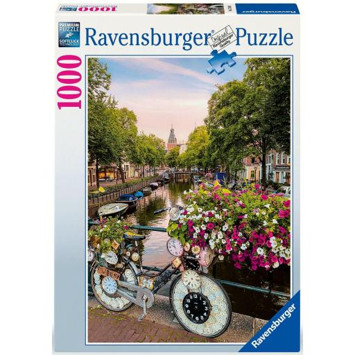 Puzzle 1000 Piezas Ravensburger 17596 BICICLETAS EN AMSTERDAM  [1]