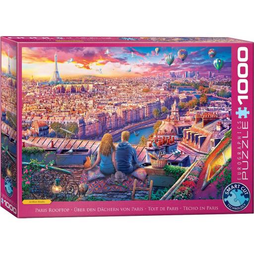 Puzzle 1000 Piezas EuroGraphics 6000-5886 SOBRE LOS TEJADOS DE PARIS [1]