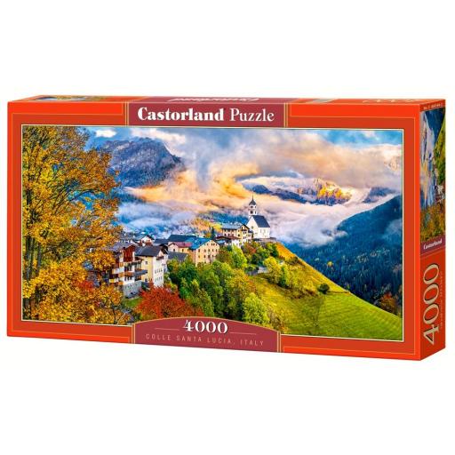 Puzzle de Paisajes 4000 Piezas Castorland 400164 SANTA LUCIA , DOLOMITAS , ITALIA [1]