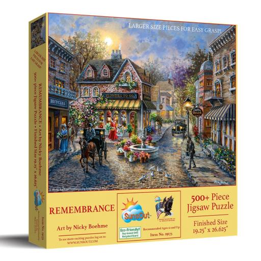 Puzzle Senior Retro y Vintage 500 Piezas Grandes SunsOut 19175 RECUERDOS [1]