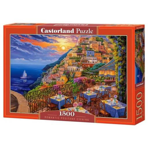 Puzzle 1500 Piezas Castorland 152209 VELADA ROMANTICA EN POSITANO , ITALIA [1]