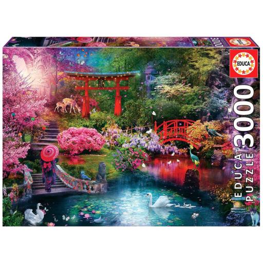 Puzzle Paisajes de Japon 3000 Piezas EDUCA 19282 JARDIN JAPONES [1]