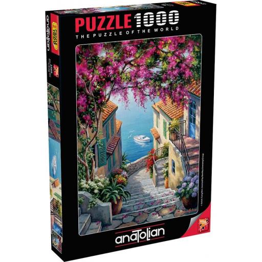 Puzzle de Paisajes Costeros 1000 Piezas ANATOLIAN 1088 ESCALERAS HACIA EL MAR [1]