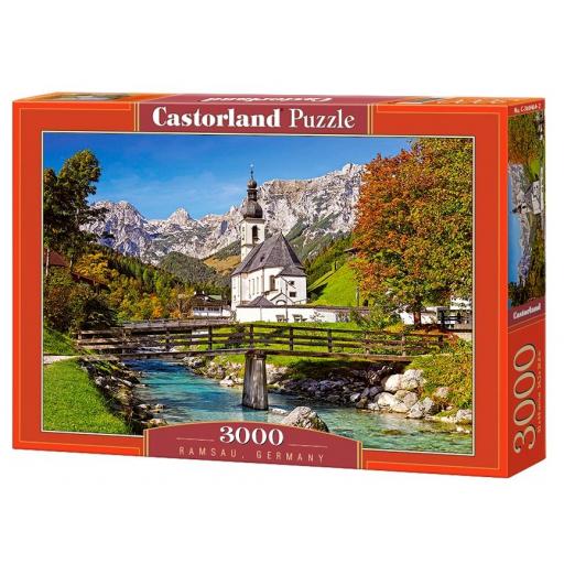 Puzzle de Paisajes de los Alpes 3000 Piezas Castorland 300464 RAMSAU EN BAVIERA , ALEMANIA [1]