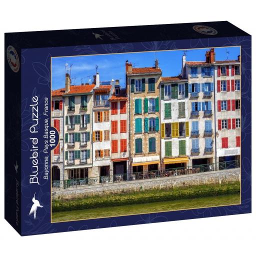 Puzzle 1000 Piezas Bluebird 90451 BAYONA , PAIS VASCO FRANCES , FRANCIA [1]