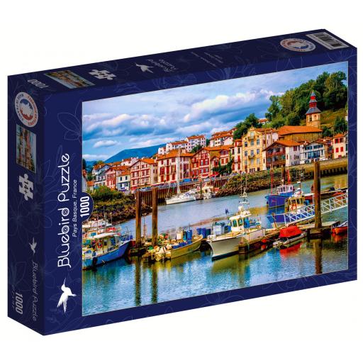 Puzzle 1000 Piezas Bluebird 90294 SAN JUAN DE LUZ , PAIS VASCO FRANCES , FRANCIA [1]