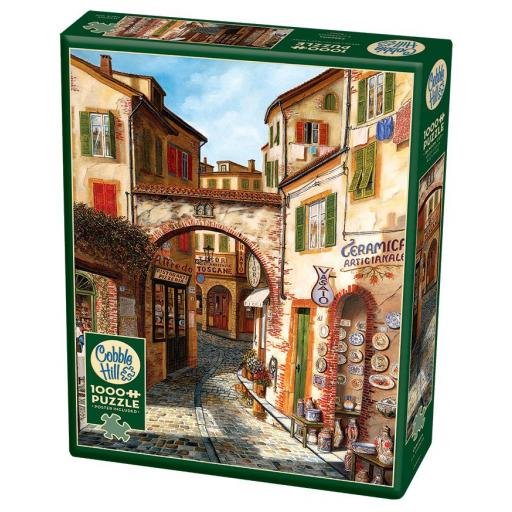 Puzzle 1000 Piezas Cobble Hill 80020 LA TIENDA DE CERAMICA DEL PUEBLO [1]