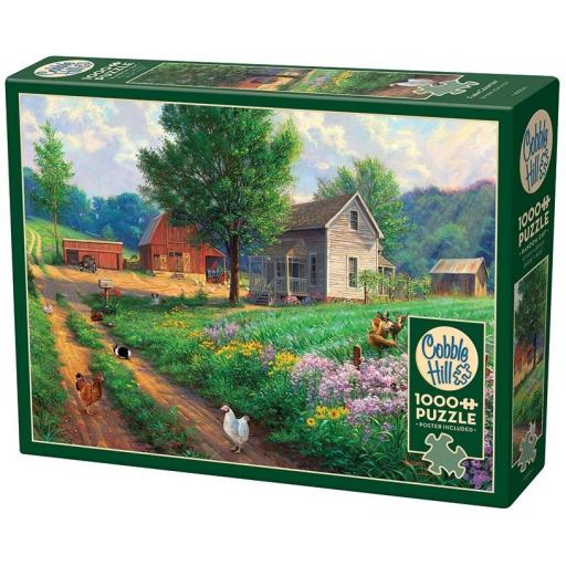 Puzzle 1000 Piezas Cobble Hill 40004 TIERRA DE GRANJAS , de Mark Keathley [1]