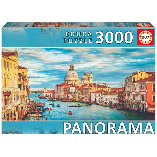 Puzzle Panoramico 3000 Piezas EDUCA 19053 GRAN CANAL DE VENECIA , ITALIA [1]