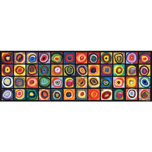Puzzle Panoramico de Arte 1000 Piezas EuroGraphics 6010-5443 ESTUDIO DE COLORES (Ampliado del Original) , de Wassily Kandinsky