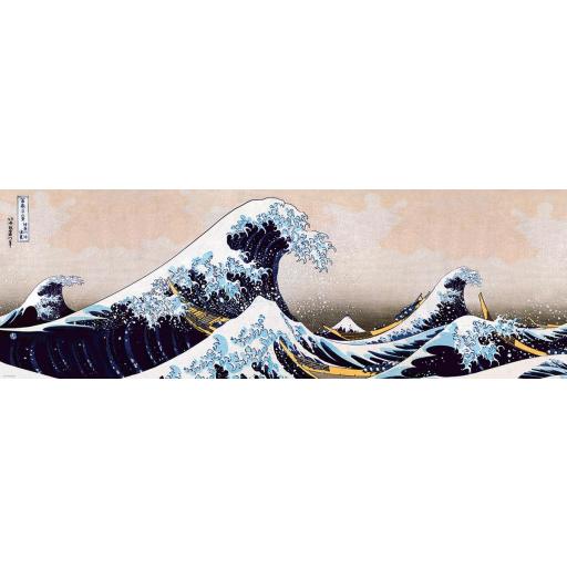 Puzzle Panoramico de Arte 1000 Piezas EuroGraphics 6010-5487 LA GRAN OLA DE KANAGAWA , de Katsushika Hokusai