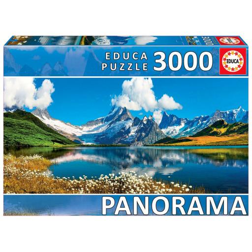 Puzzle Panoramico de Paisajes 3000 Piezas EDUCA 19283 LAGO BACHALPSEE , SUIZA [1]