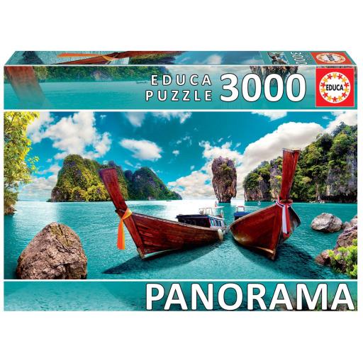 Puzzle Panorama Paisajes de Tailandia 3000 Piezas EDUCA 18581 PHUKET , TAILANDIA [1]