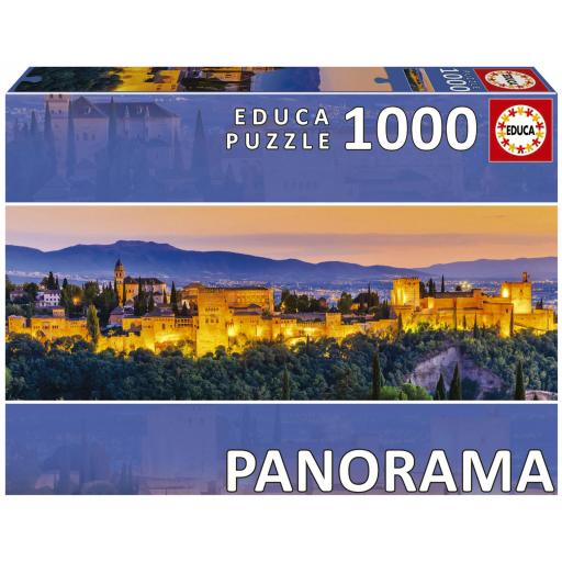 PUZZLE EDUCA PANORAMA 19576 ALHAMBRA DE GRANADA DE 1000 PIEZAS [1]