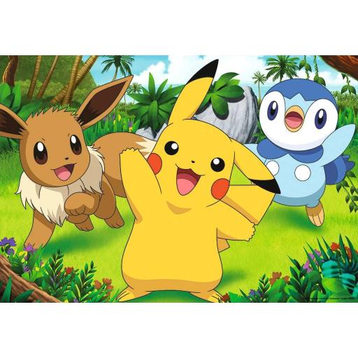 Puzzle Infantil POKEMON 2 x 24 Piezas Ravensburger 05668 PIKACHU Y SUS AMIGOS [1]