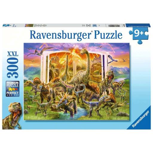 Puzzle Infantil de Dinosaurios 300 Piezas XXL Ravensburger 12905 EL DICCIONARIO DE LOS DINOSAURIOS  [1]