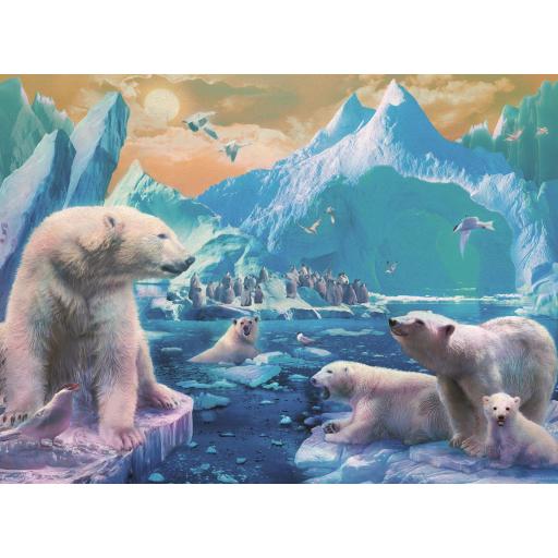 Puzzle Infantil de Animales 300 Piezas XXL Ravensburger 12947 REINO DEL OSO POLAR [0]