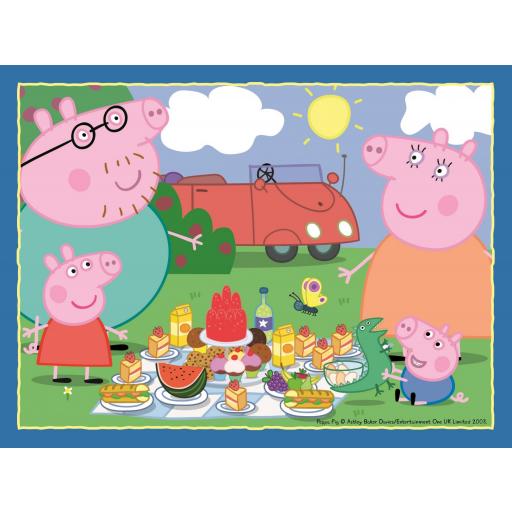 Puzzle Infantil PEPPA PIG 4 IN A BOX (12, 16, 20 y 24 piezas) Ravensburger 06958 [2]