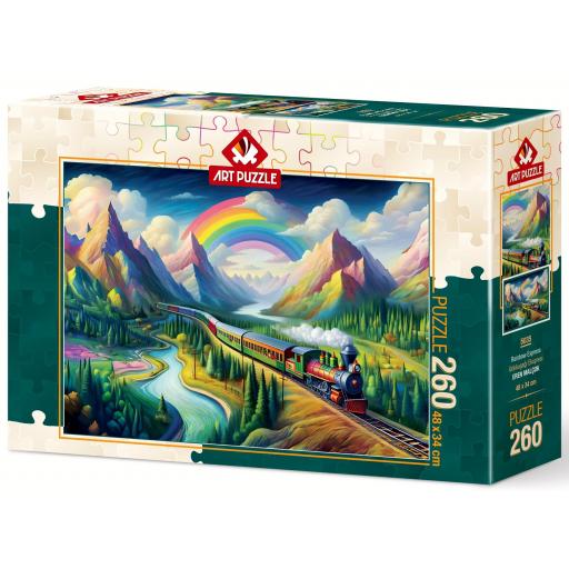 Puzzle Senior e Infantil 260 Piezas XXL Art Puzzle 5035 EL EXPRESO DEL ARCOIRIS [1]