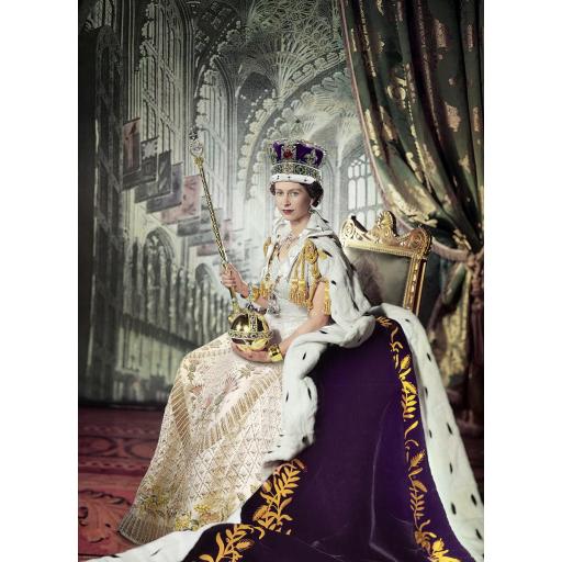 Puzzle de Famosos 1000 Piezas Eurographics 6000-0919 REINA ISABEL II DE INGLATERRA , REINO UNIDO [0]